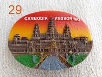 Kambodża, Cambodia - Magnes na lodówkę - wzór 29