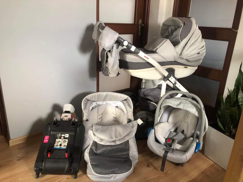 Wózek dziecięcy 3w1 Adamex vicco i baza pod isofix