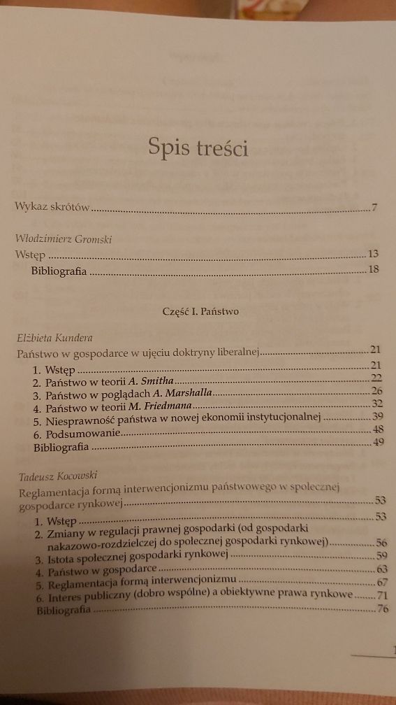 Państwo i rynek obszary zawodności Urszula Kalina-Prasznic GASKOR