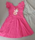 Vestido menina cor de  rosa 104cm