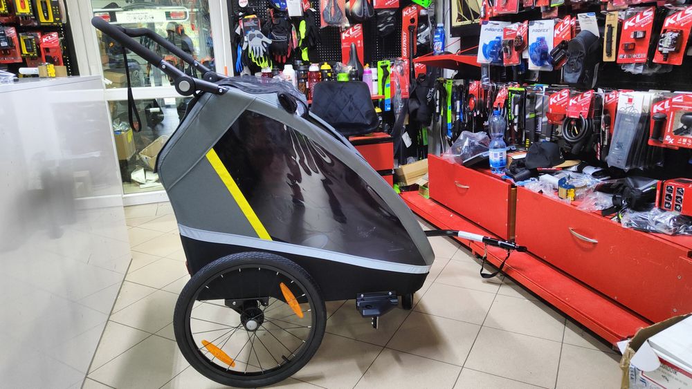 Nowa Przyczepka Rowerowa 2 osobowa Profex Jogger 93510