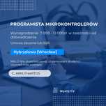 Programista systemów wbudowanych (junior/mid]