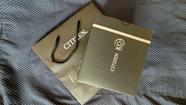 Pudełko Citizen + torba nowe 100-lecie firmy