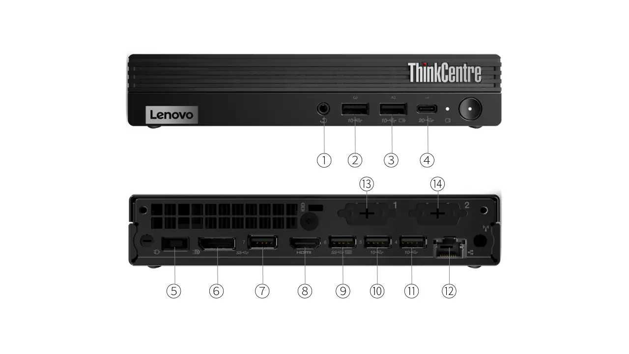 Lenovo Thinkcentre M90q Gen5 Tiny - i5 14500T - 16GB RAM - 512GB SSD