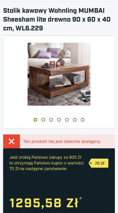 Piękne nowoczesne drewniane meble Lagos
