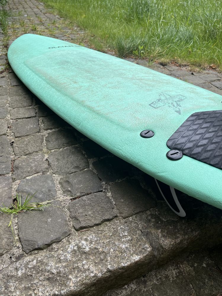 Deska surf Olaian 900 Soft 7’ 60L surfing