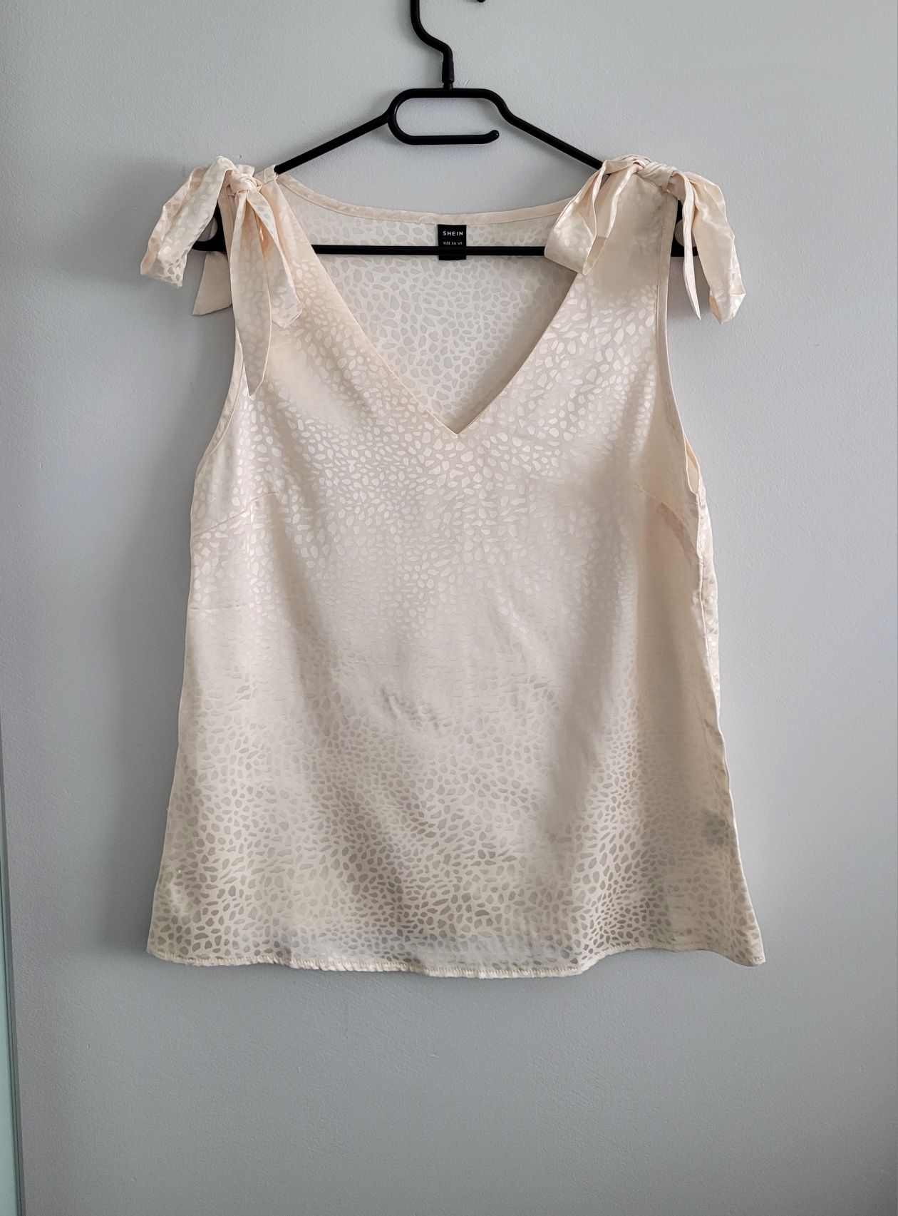 Elegancka koszula ecru Shein rozmiar M