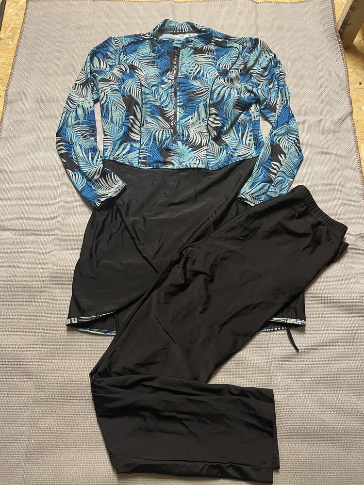 Strój kąpielowy XL/2XL długi ręka burkini muzulmańskie tankini