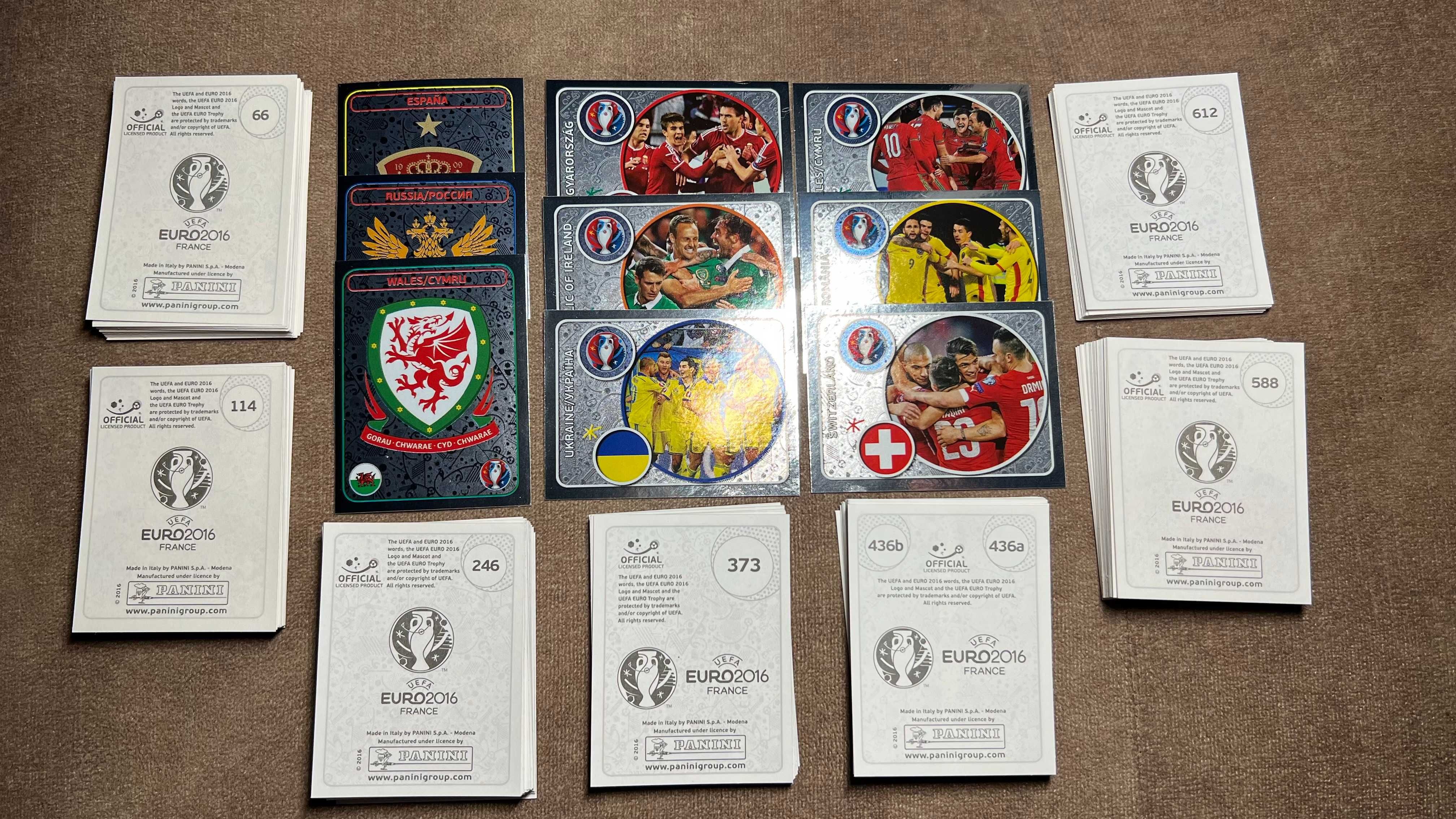 Стікери/наліпки Panini/Topps. 76 колекції 1994–2024. Перелік в описі