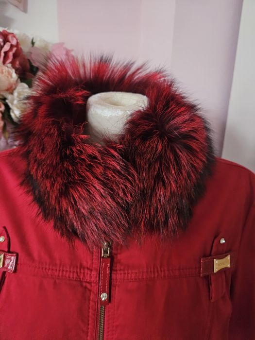 Kurtka ocieplana Societa r. M/L futro jenot