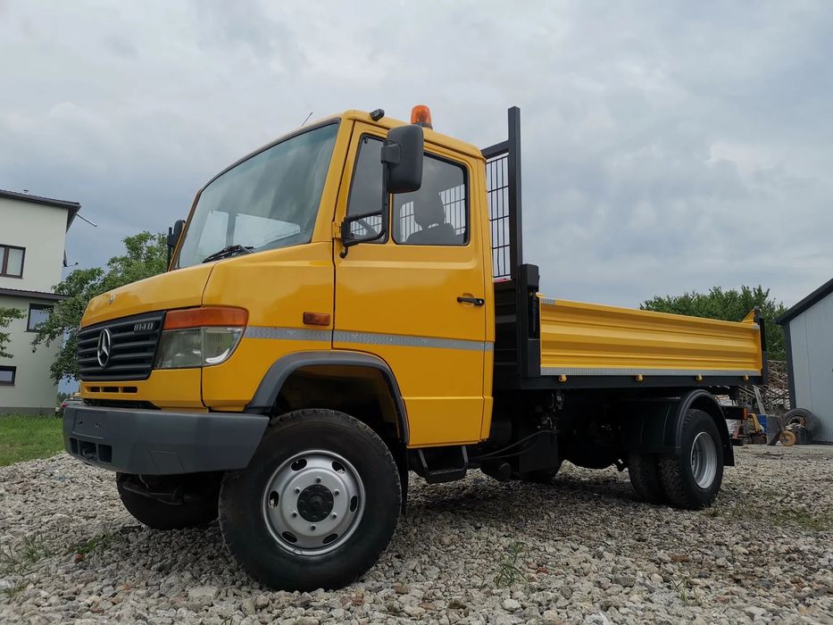Mercedes-Benz VARIO 814 4X4 KIPER HDS WYWROTKA  VARIO 814/815 4X4 ! Biegi Terenowe Kiper beczka Wywrotka HDS