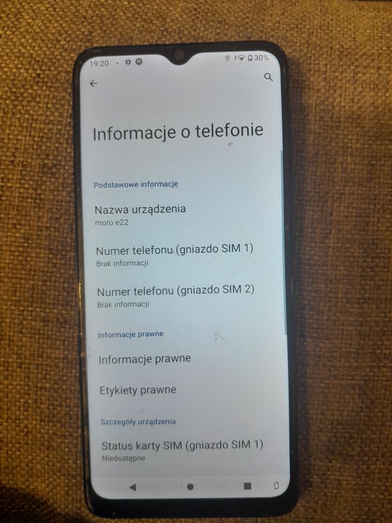 Motorola e22 sw bdb stanie