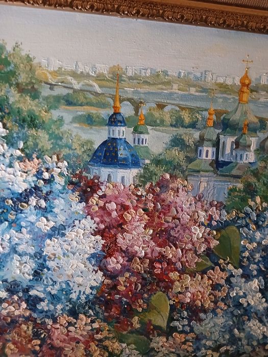 Картина маслом на холсте.