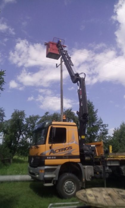 Zwyżka wynajem, podnośnik koszowy minikoparka hds 4x4 wiertnica