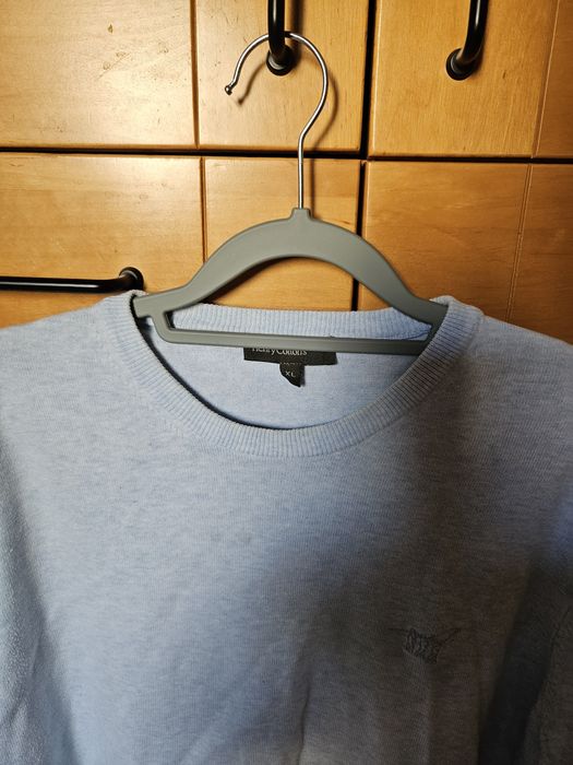 Henry Cottons zgrabny sweter light blue cotton r XL