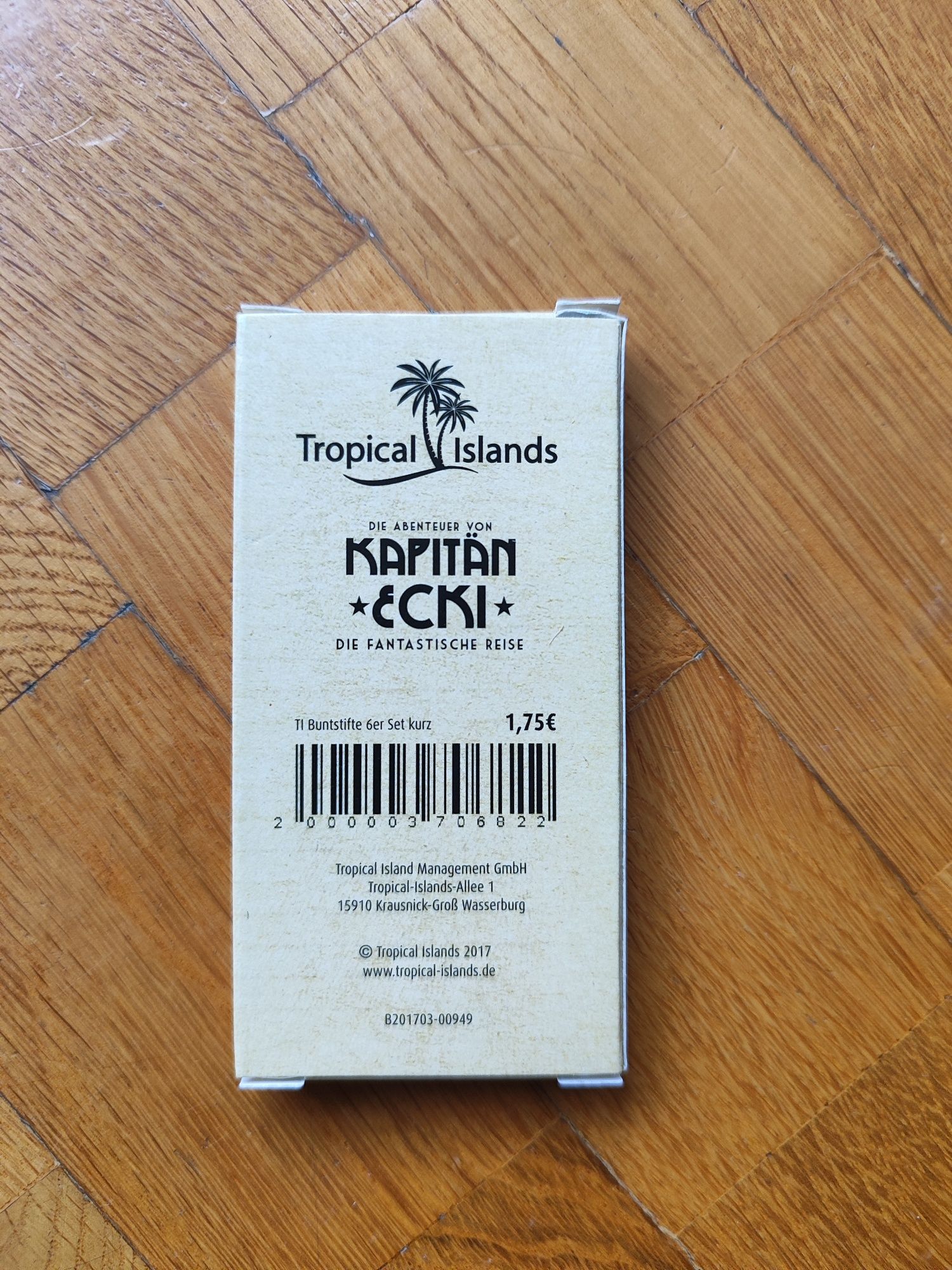 Okazja! Zestaw Małych Kredek dla dzieci Tropical Island Kapitan Ecki