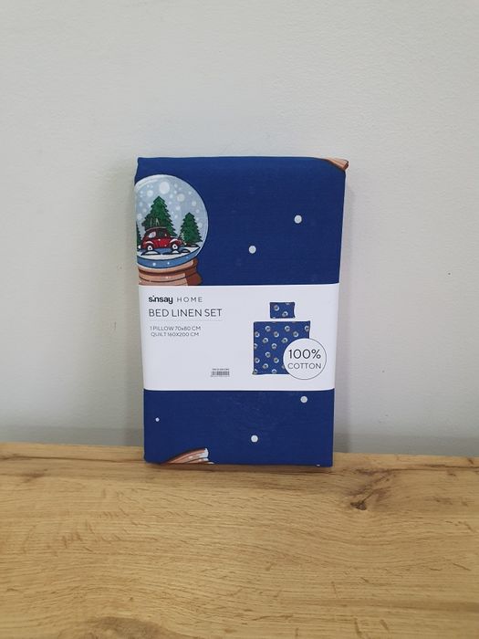 Pościel świąteczna 100% Bawełna 160x200cm