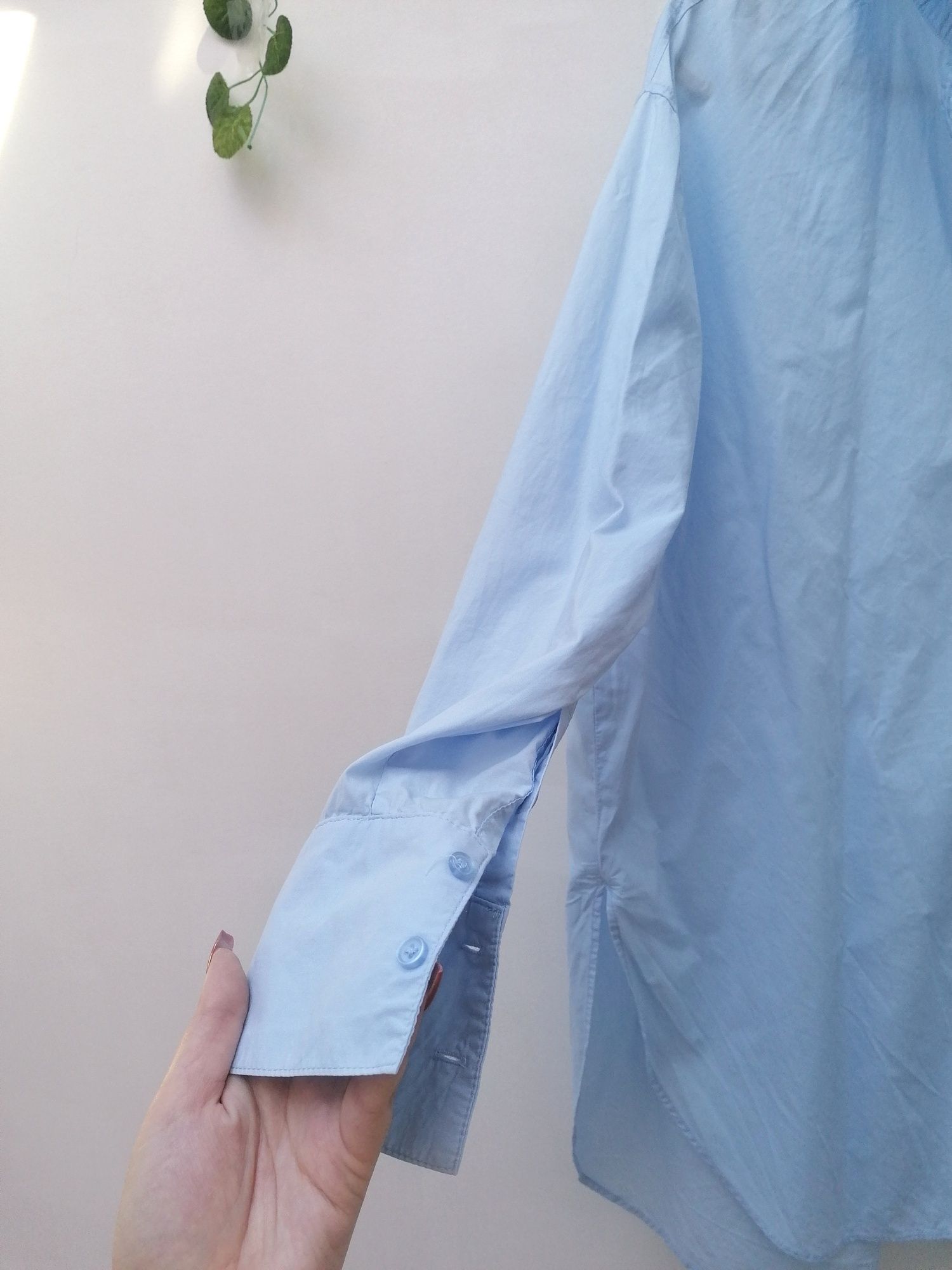 Camisa Azul Clara Comprida