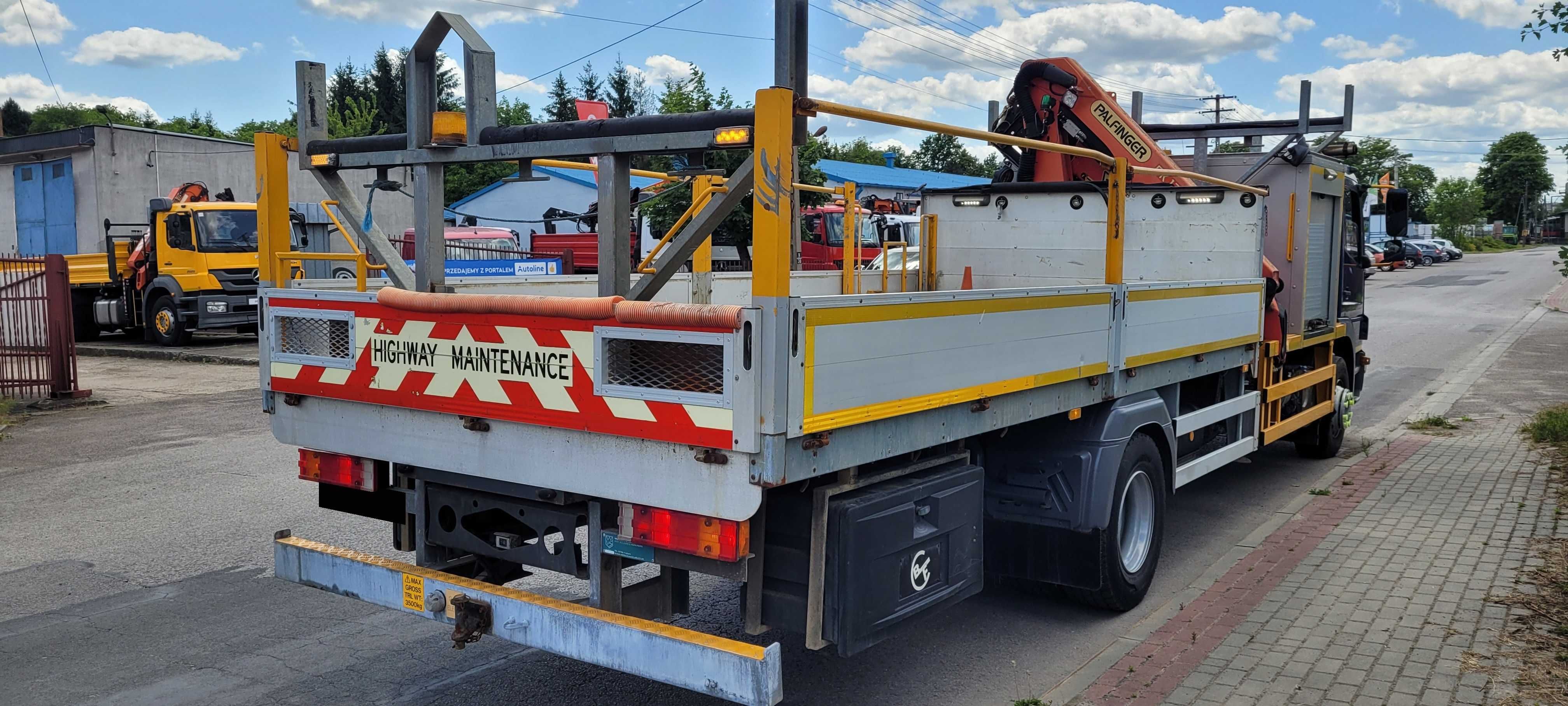 Mercedes ATEGO 1624 HDS PALFINGER PK 12001 EH 3wys PILOT Kompresor Eu5