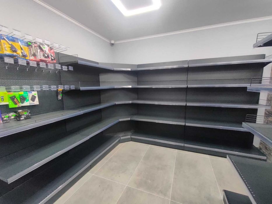 Обладнання для магазину. Касові прилавки, стелажі, холодильники