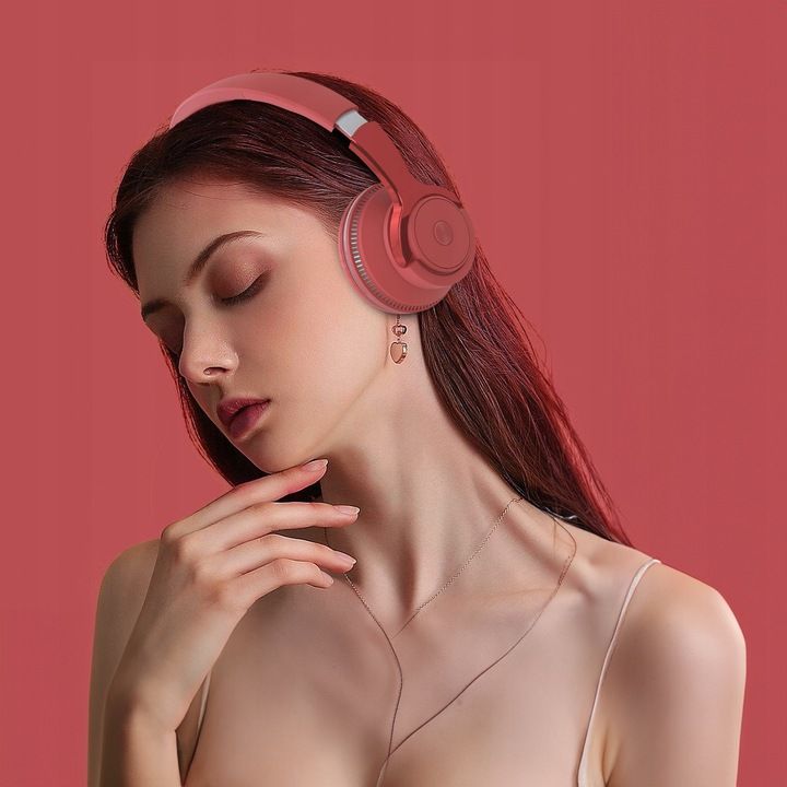 Słuchawki Bezprzewodowe H2 Bluetooth Mp3 Nauszne Mikrofon Rgb Dla Dzie