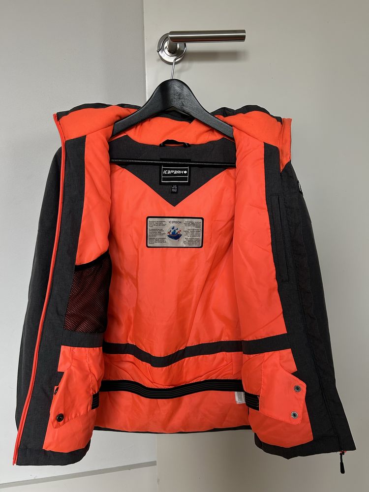 kurtka zimowa na narty rozmiar 152 szara icepeak