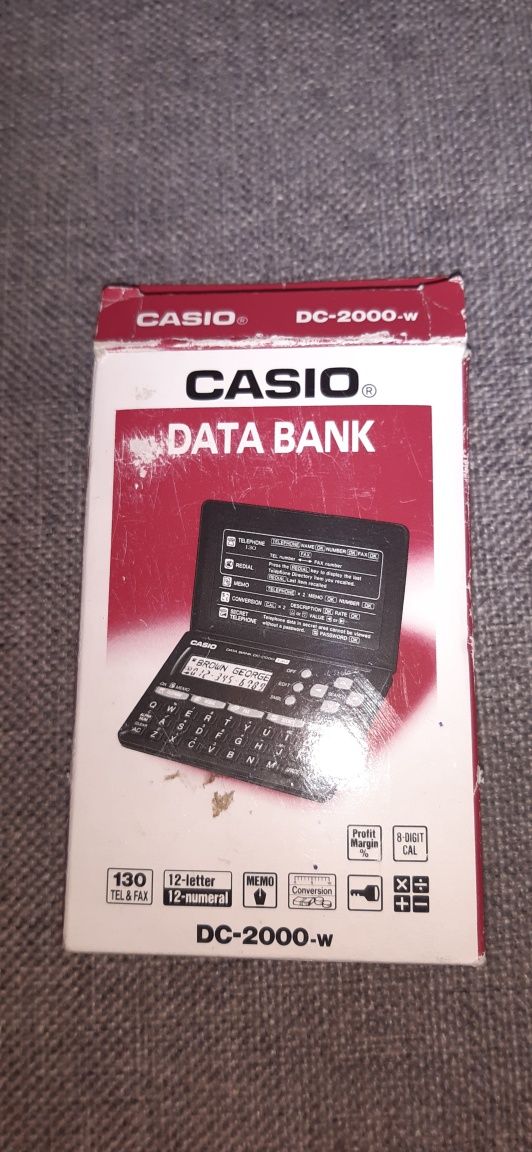 Casio data bank DC-2000-w