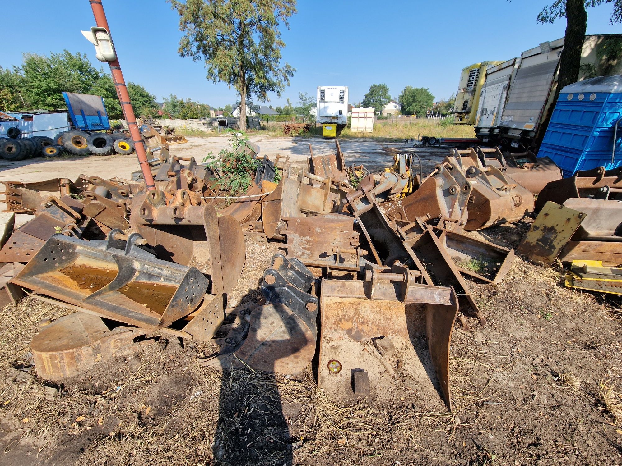 Łyżka podsiębierna skarpówka hydrauliczna chwytak do koparki ładowarki