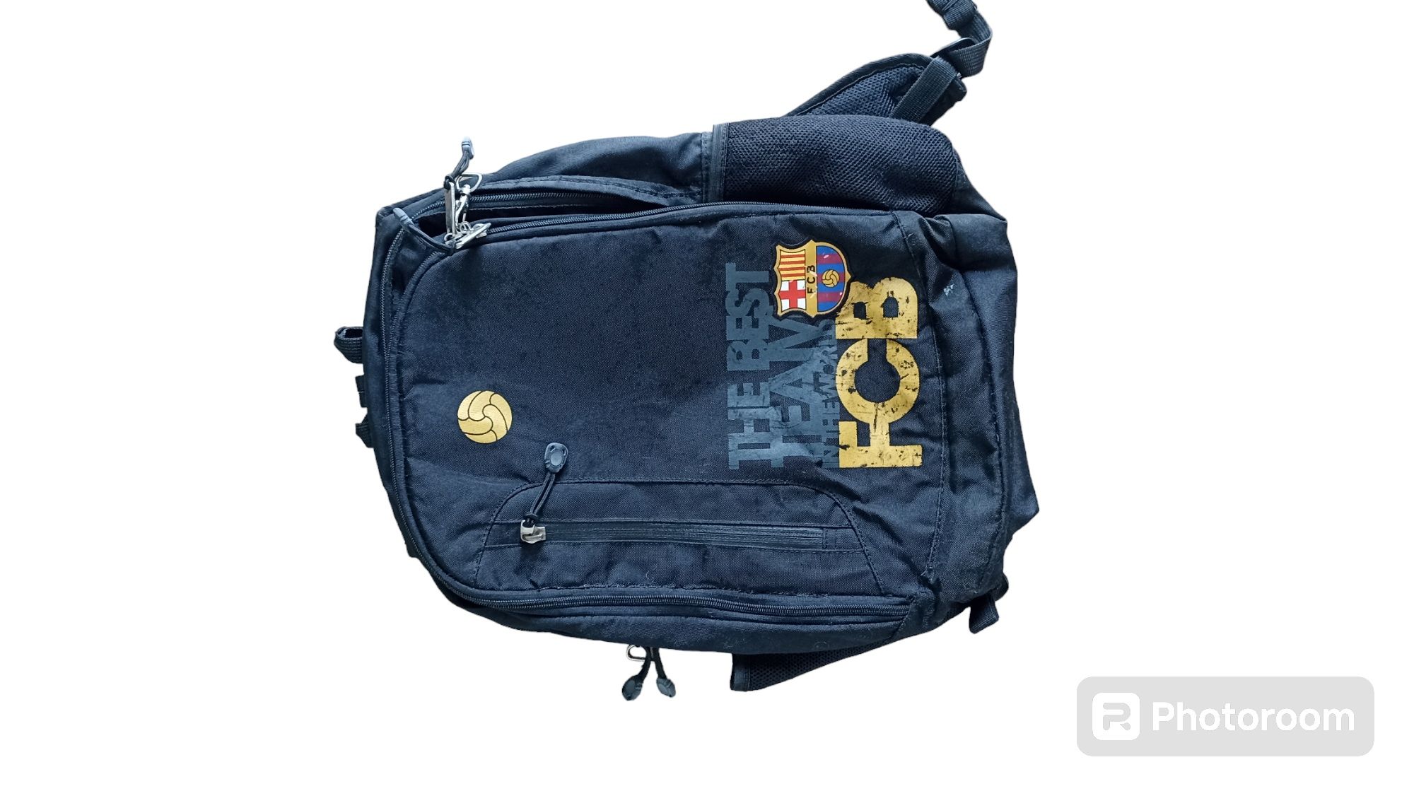 Plecak chłopięcy czarny FC Barcelona