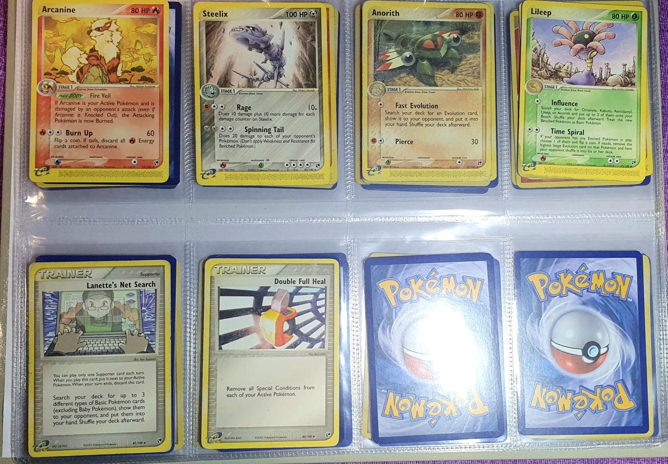 Cartas Pokemon EX Ruby e Sapphire / Sandstorm / Dragon / Fire Red Leaf