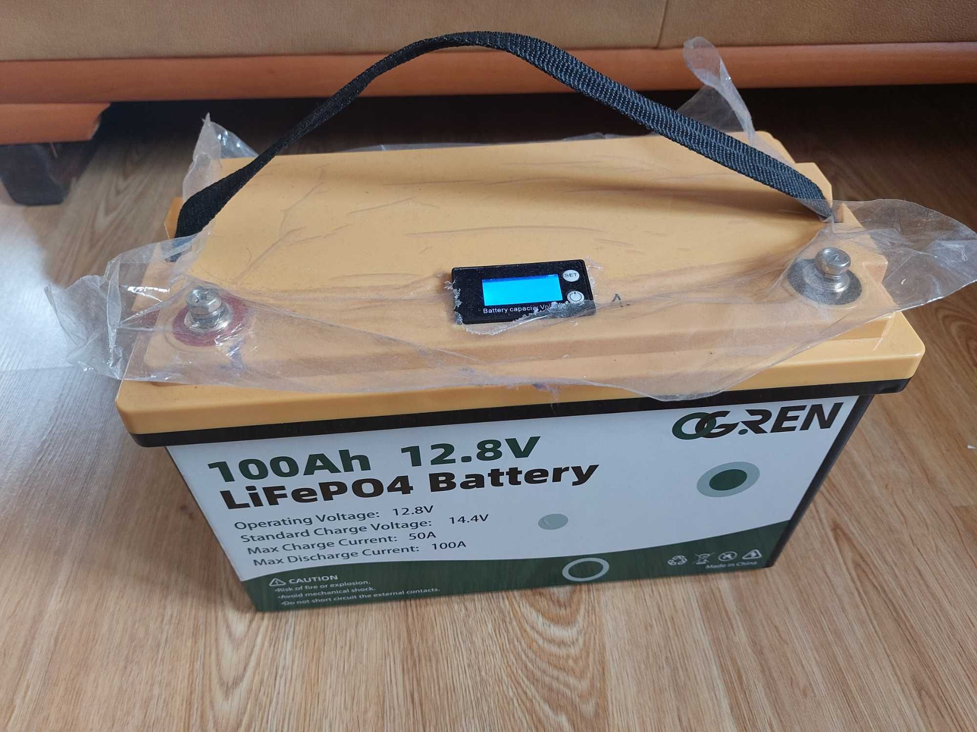 Zestaw dwóch akumulatorów LiFePo4 12,8V 100ah