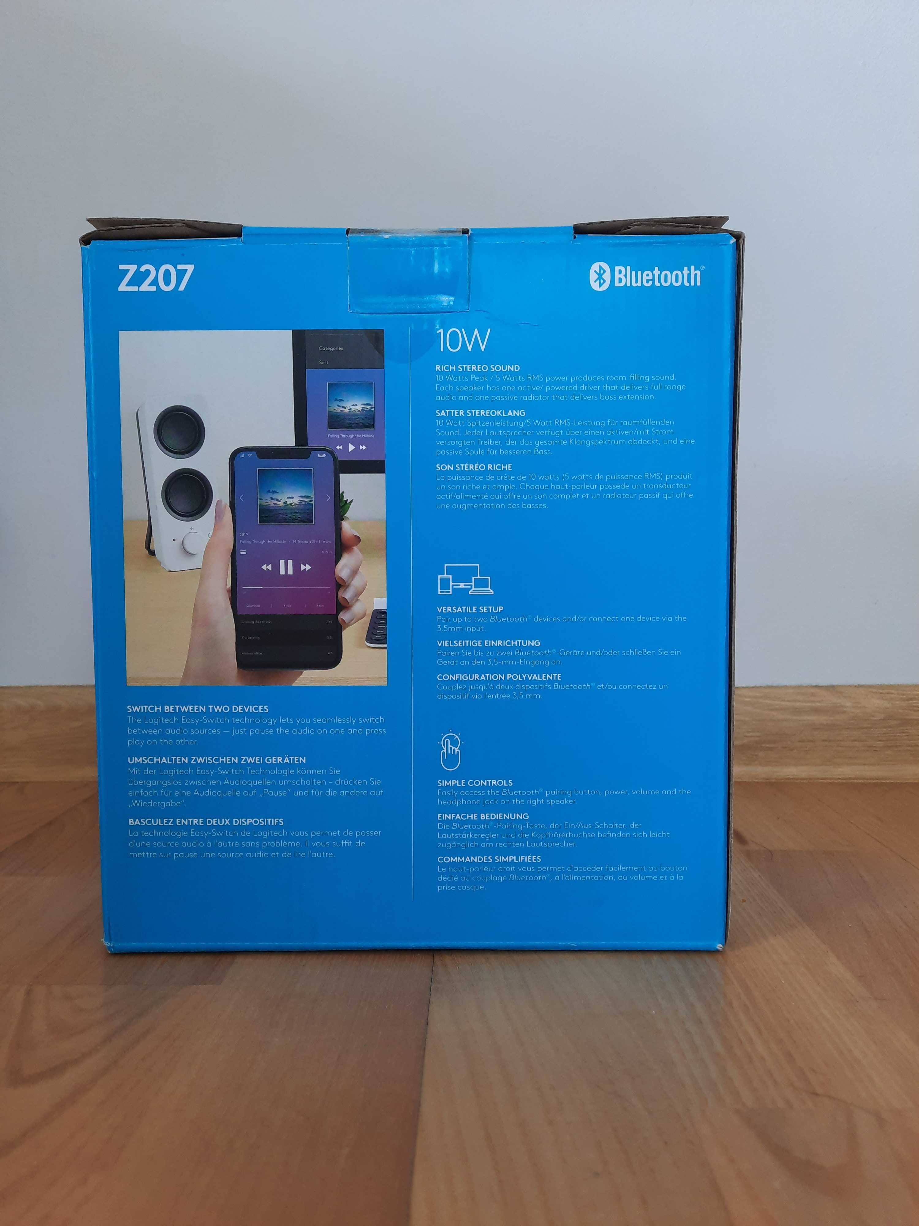 Głośniki logitech Z207, białe, nowe
