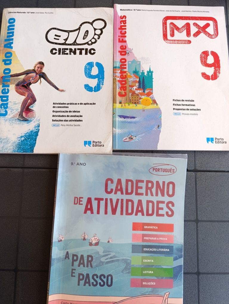 Vendo caderno atividades 9ano
