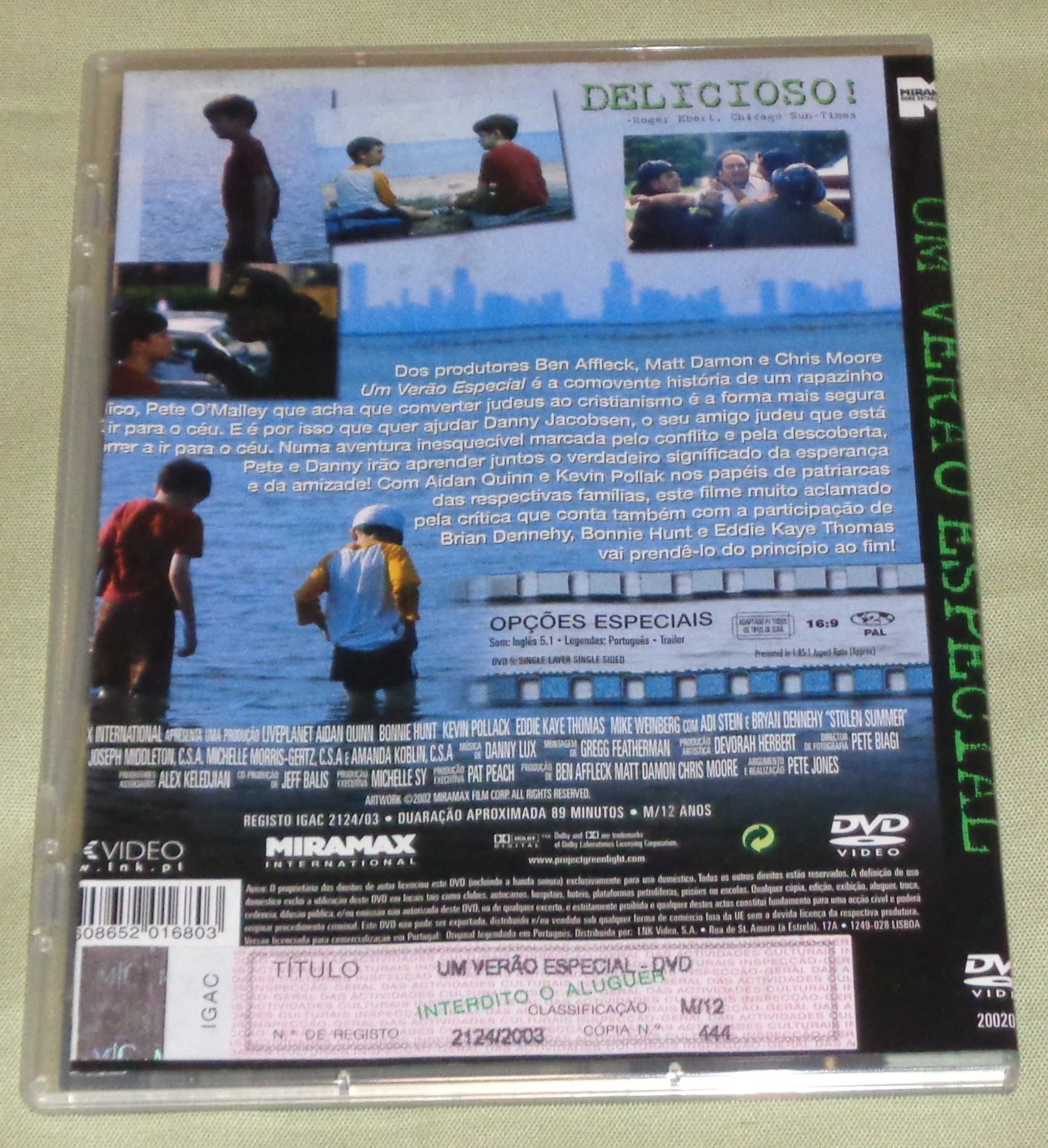 DVD Um Verão Especial