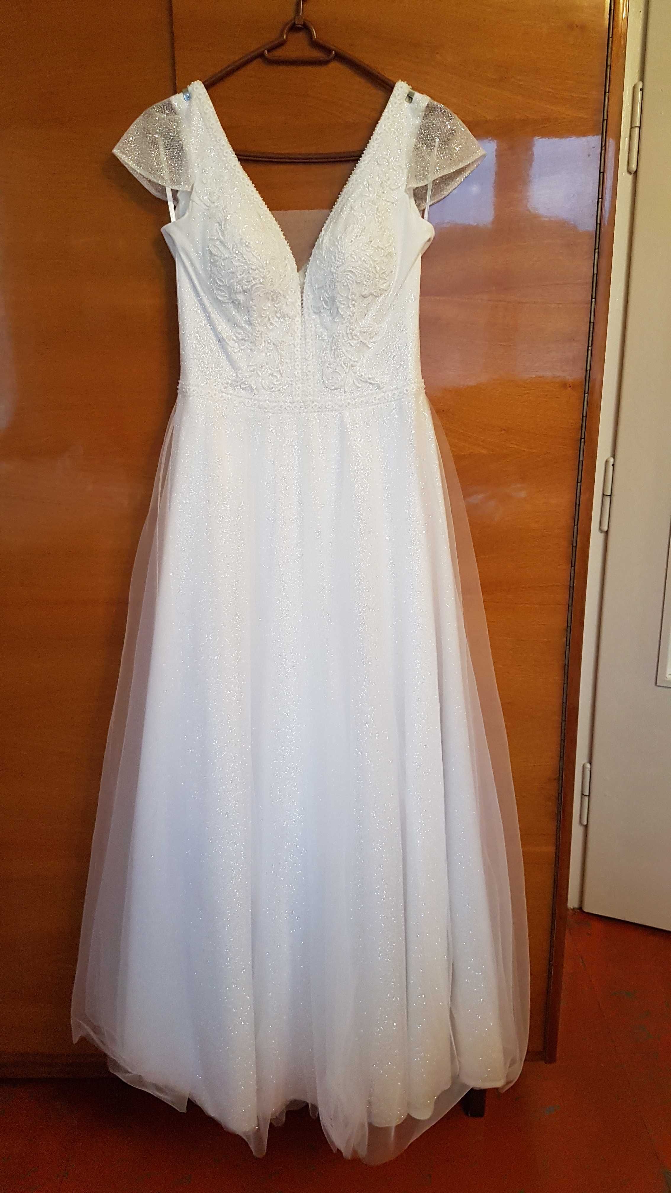 Sprzedam suknię ślubną rozmiar M/38