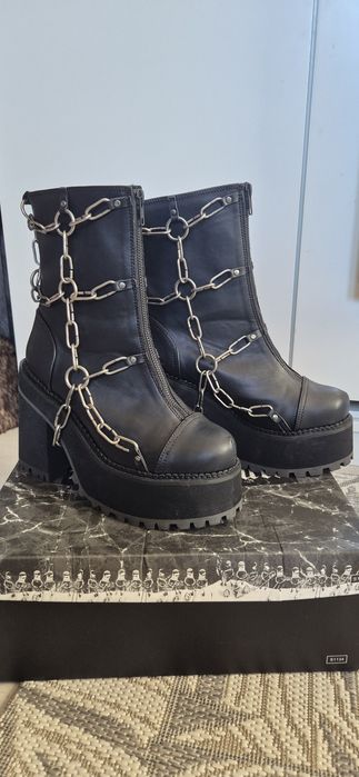 Buty na platformie, koturnie demonia assault-66