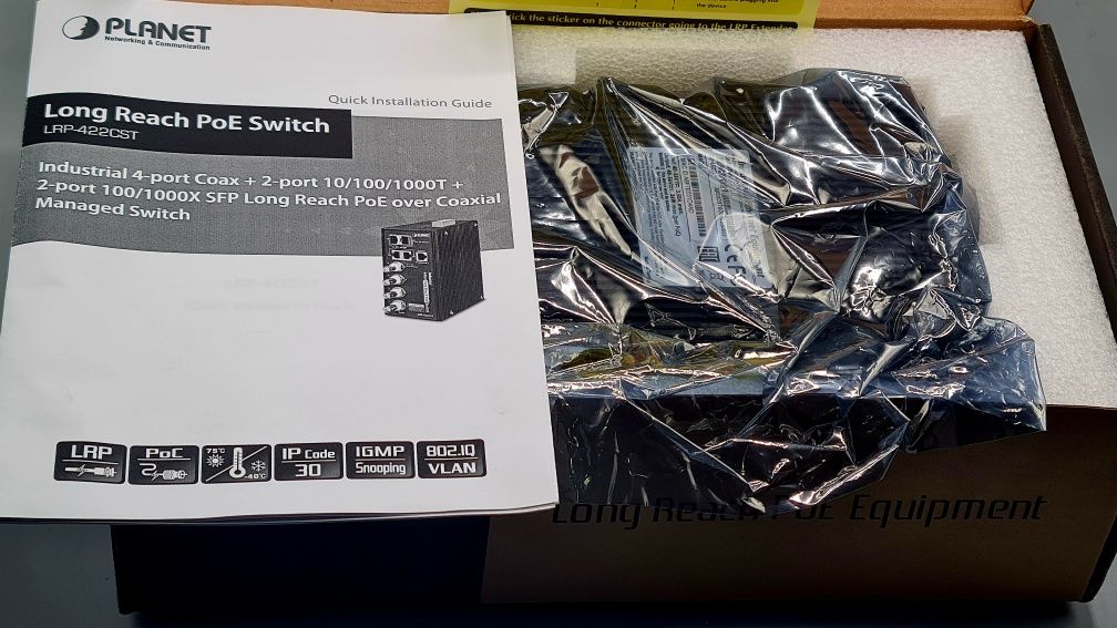 planet LRP-422 cst ipv4/ipv6 switch longreach poe switch