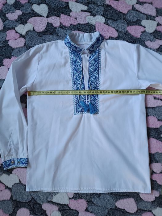 Вишиванка та біла рубашка на хлопчика 7-10 років