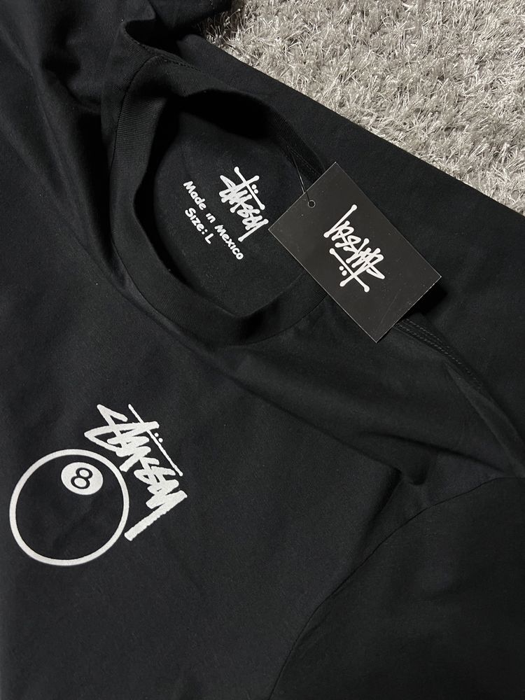 Футболка Stussy Big Logo 8 (Стусі Стуси біг биг лого 8 найк T-shift)