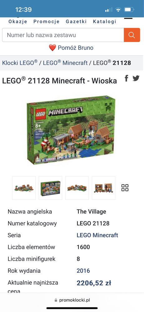 Wioska Lego Meinkraft Oryginalna