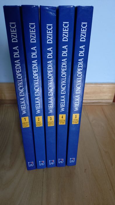 Wielka encyklopedia dla dzieci. 5 tomów.