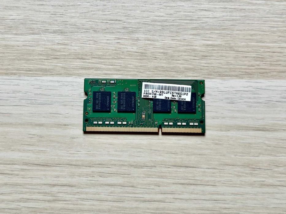 Pamiec RAM Samsung 4GB DDR3 / DDR3L PC3L 12800S – sprawna / testowana