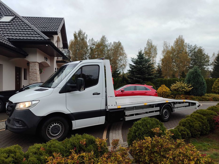 MERCEDES SPRINTER 12.2020 r Salon PL AUTO LAWETA Nowy najazd