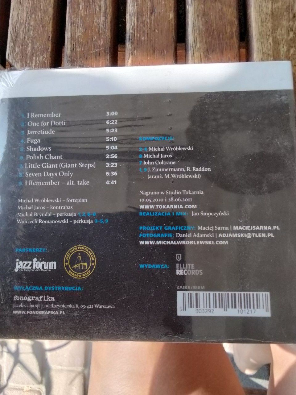 Płyta CD jazz Michał Wróblewski Trio