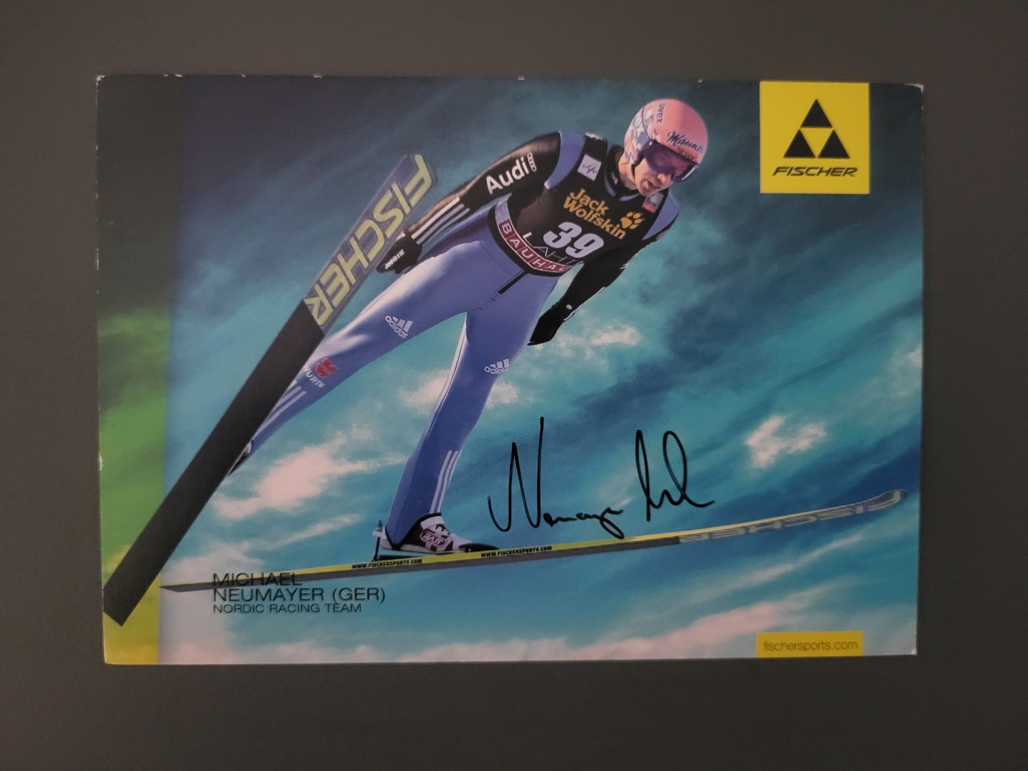 Michael Neumayer autografy skoki narciarskie
