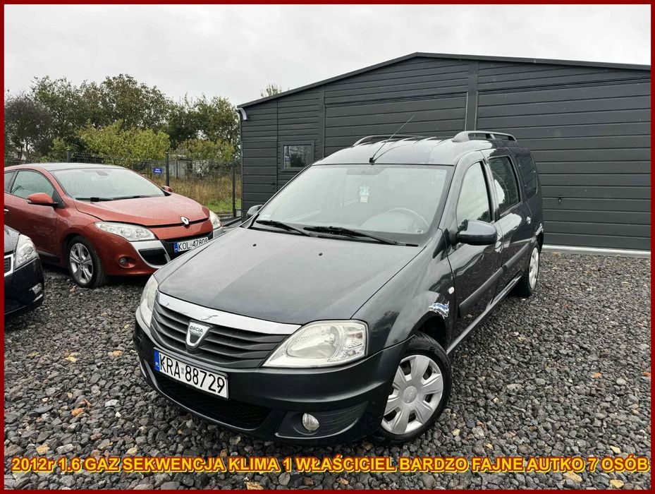 Dacia Logan 2012 r 1.6 GAZ SEKWENCJA Klima I Właściciel Bardzo Fajne Autko 7 Osób