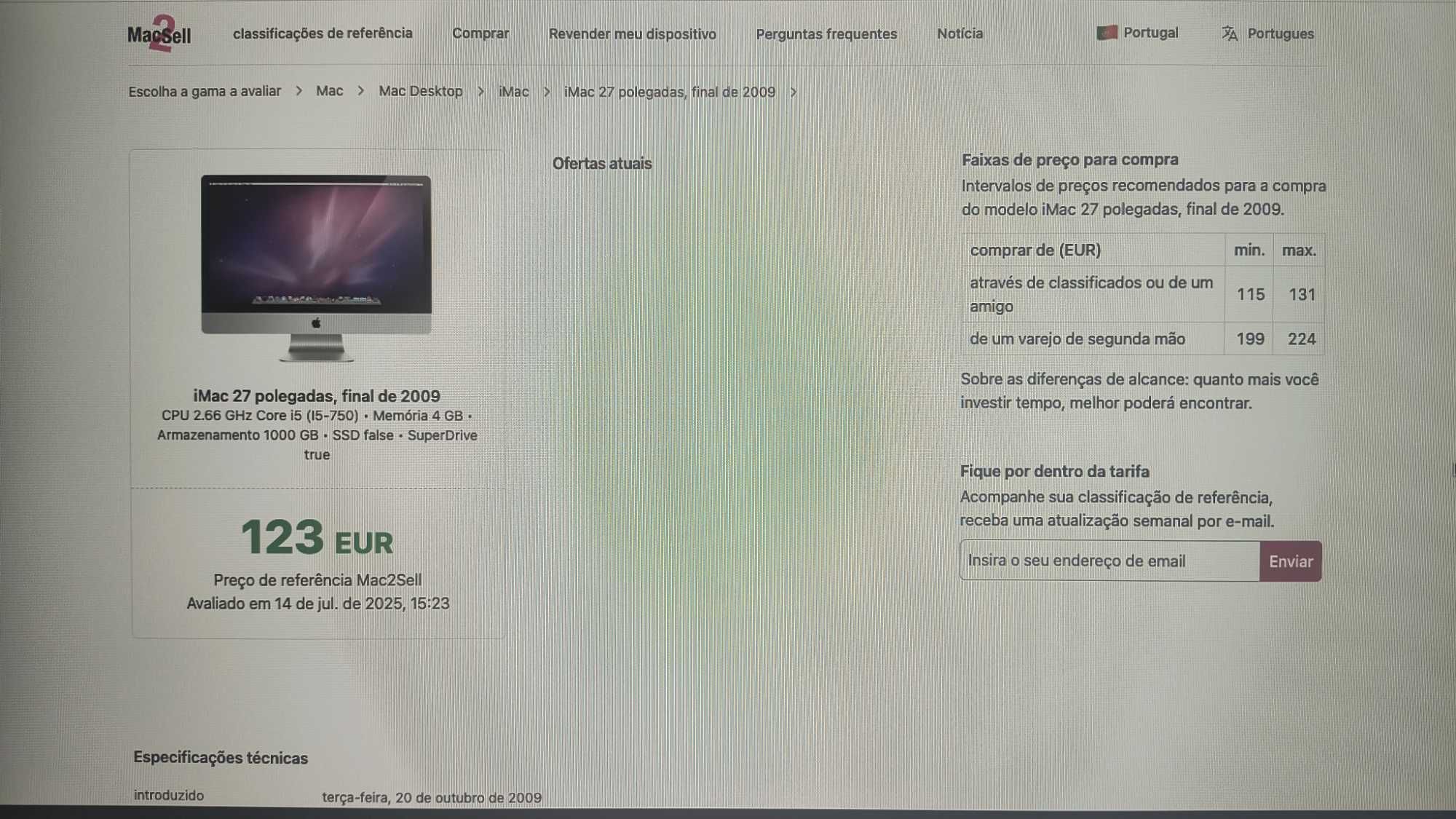 iMac (11.1, 27-inch, Late 2009)