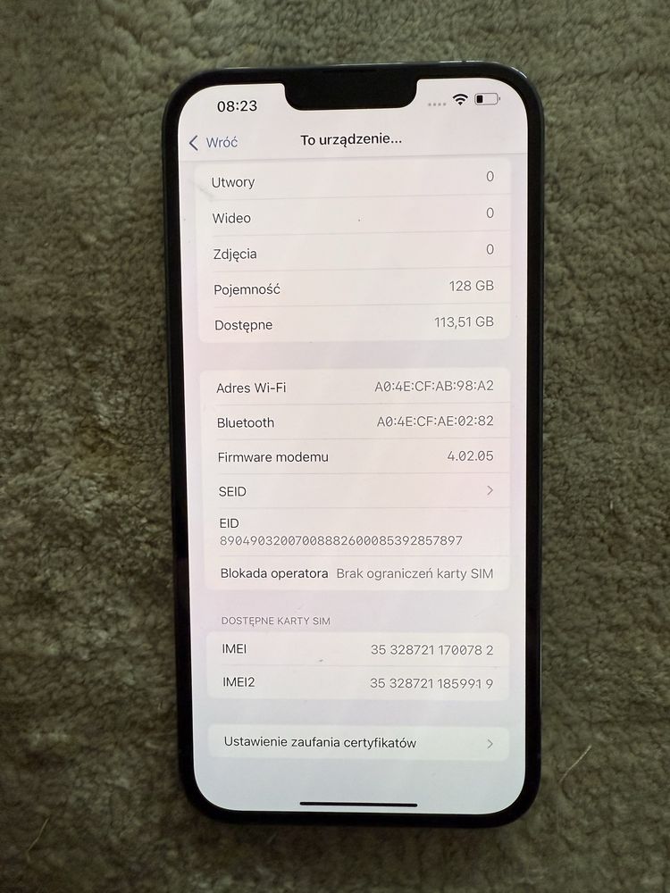 Iphone 13 pro max 128 gb