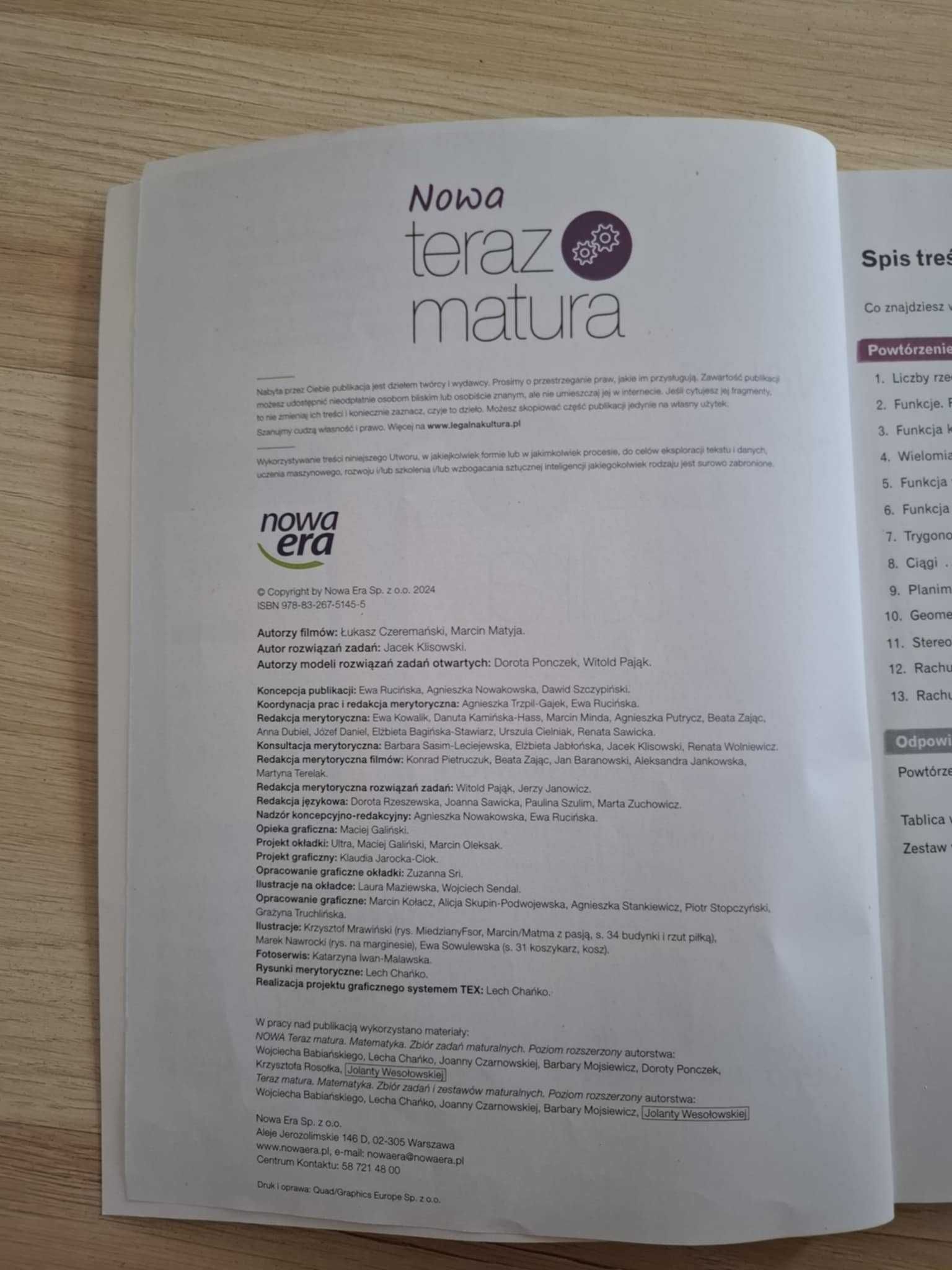 Zbiór zadań maturalnych do matematyki poziom rozszerzony