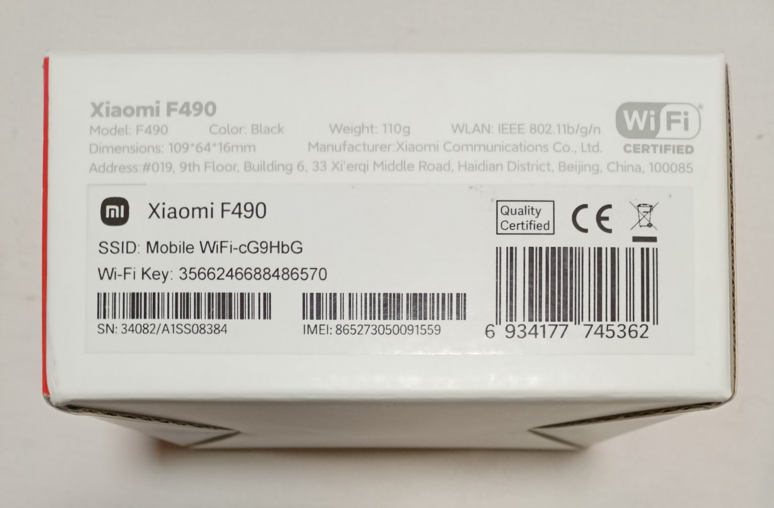 Wi-Fi Xiaomi F490 4G LTE Mobile WiFi Router Wysyłka z Wrocławia